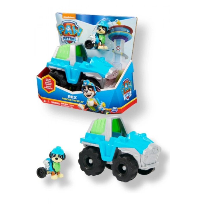 Paw Patrol Rex in Dinozor Kurtarma Aracı ve Figürü SPM-6052310