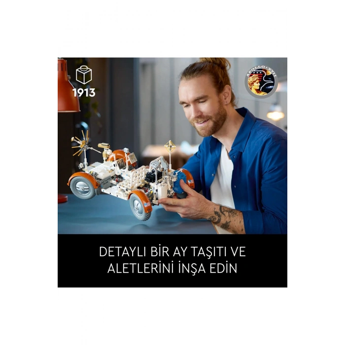 ® Technic NASA Apollo Ay Taşıtı – LRV 42182 - Yetişkinler için Uzay Aracı Yapım Seti (1913 P)