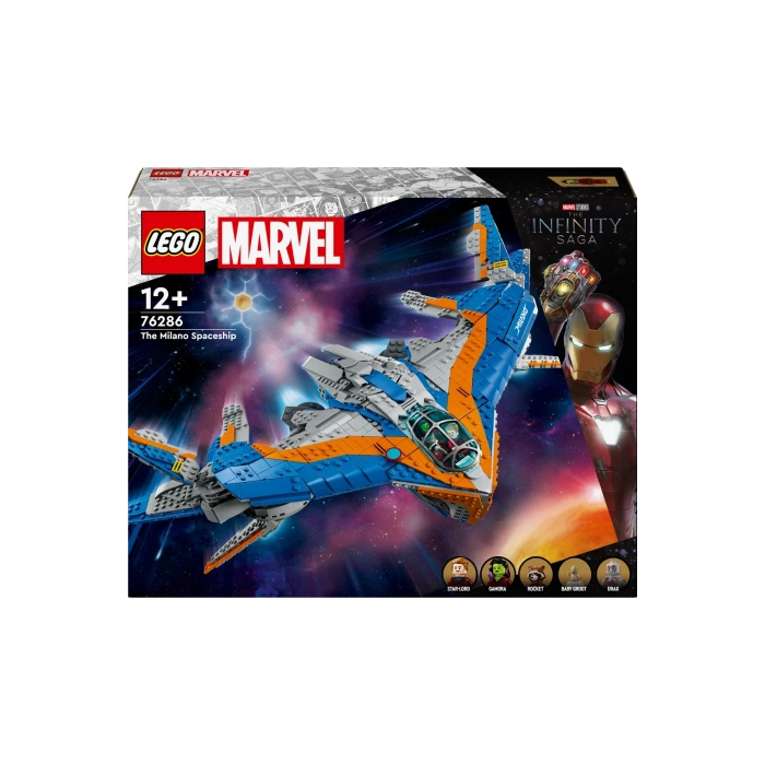 ® Marvel Galaksinin Koruyucuları Milano Uzay Gemisi 76286 – 12+ Yaratıcı Oyuncak Yapım Seti (2090P)