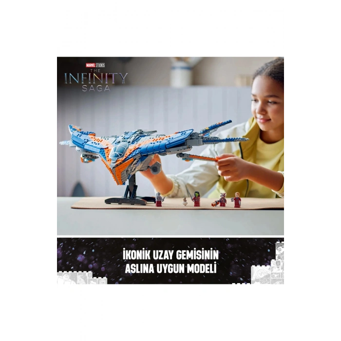 ® Marvel Galaksinin Koruyucuları Milano Uzay Gemisi 76286 – 12+ Yaratıcı Oyuncak Yapım Seti (2090P)