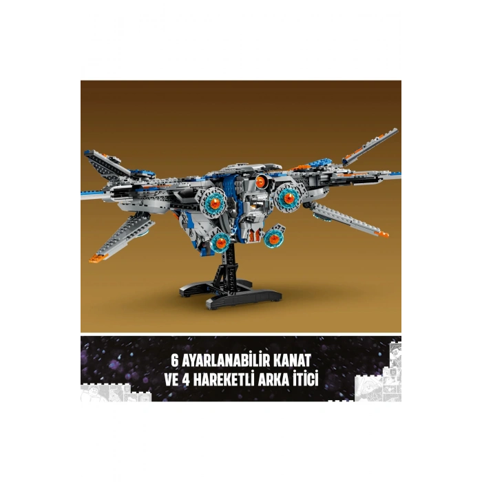 ® Marvel Galaksinin Koruyucuları Milano Uzay Gemisi 76286 – 12+ Yaratıcı Oyuncak Yapım Seti (2090P)