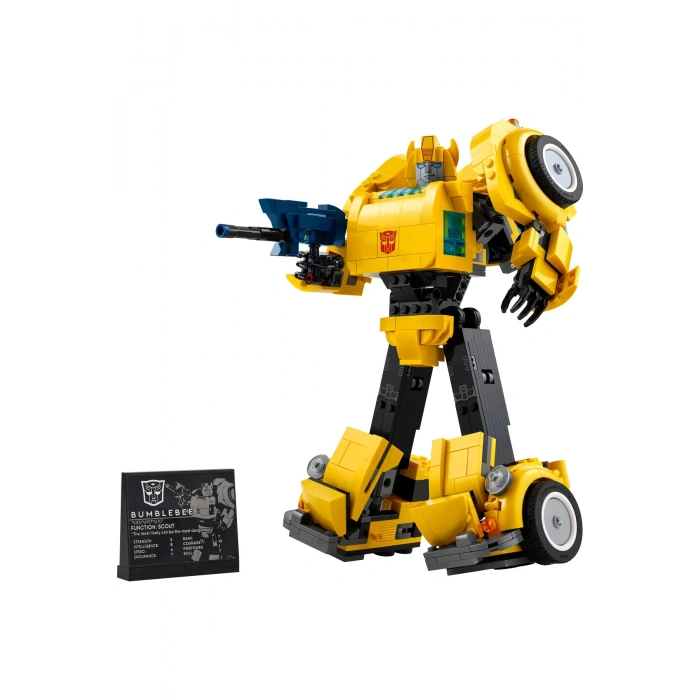 ® Icons Transformers Bumblebee 10338 - Yetişkinler için Robot Aksiyon Figürü Yapım Seti (950P)