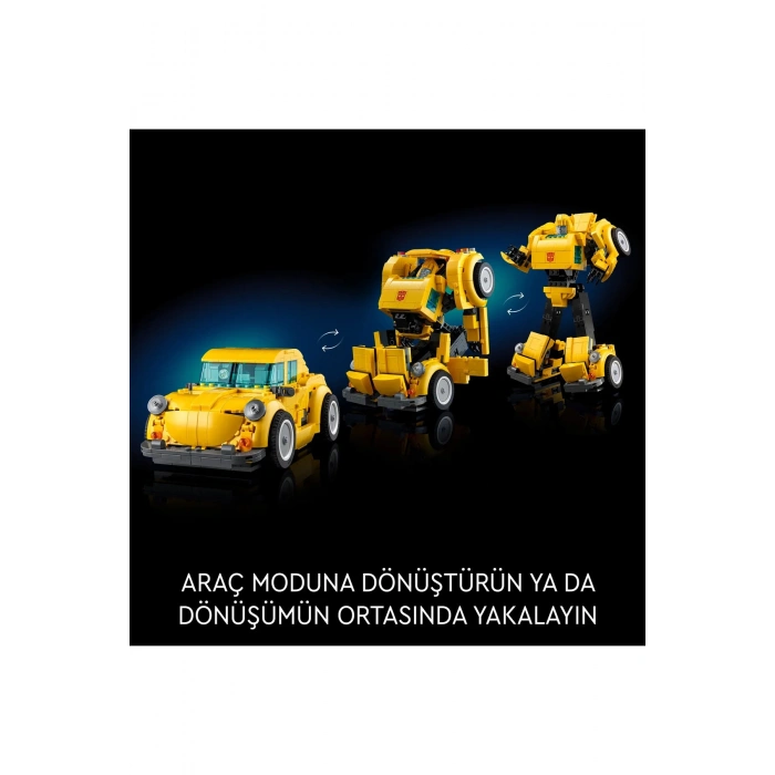 ® Icons Transformers Bumblebee 10338 - Yetişkinler için Robot Aksiyon Figürü Yapım Seti (950P)