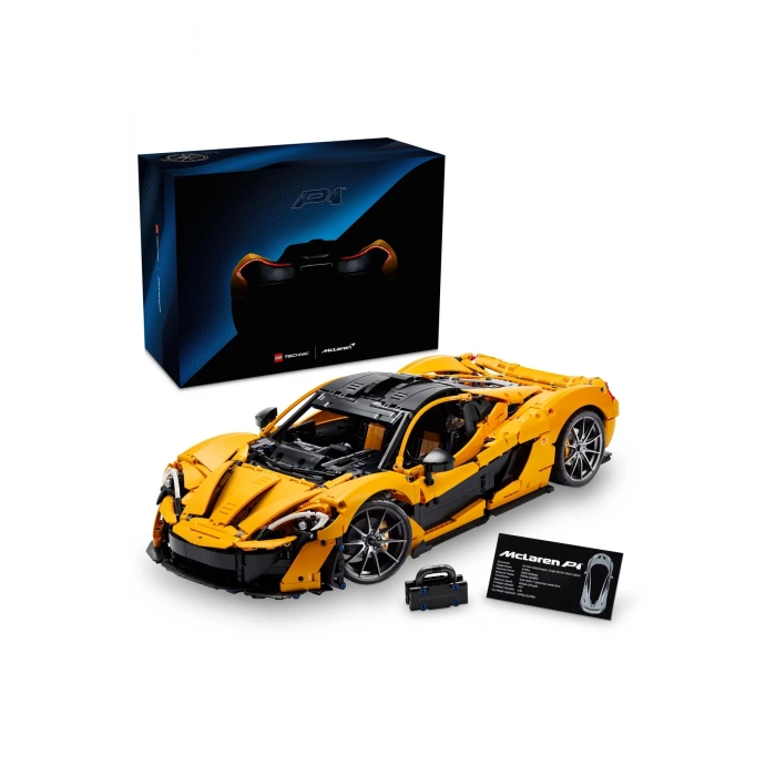 ® Technic McLaren P1™ 42172 -Yetişkinler için Sergilenebilir Araba Modeli Yapım Seti (3893P)