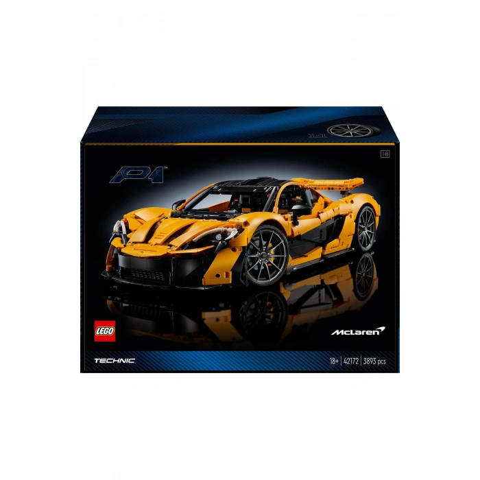 ® Technic McLaren P1™ 42172 -Yetişkinler için Sergilenebilir Araba Modeli Yapım Seti (3893P)