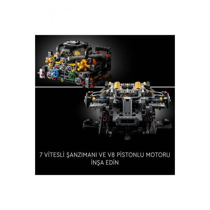 ® Technic McLaren P1™ 42172 -Yetişkinler için Sergilenebilir Araba Modeli Yapım Seti (3893P)