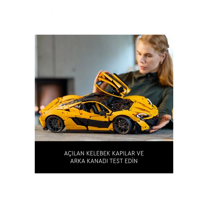 ® Technic McLaren P1™ 42172 -Yetişkinler için Sergilenebilir Araba Modeli Yapım Seti (3893P)