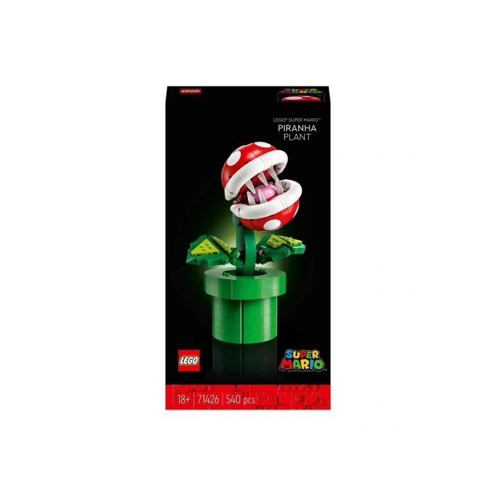 Piranha Plant 71426 Yetişkin Hayranlar için Koleksiyonluk Yaratıcı Model Yapı