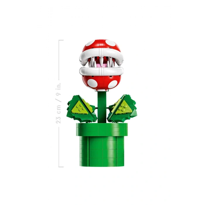 Piranha Plant 71426 Yetişkin Hayranlar için Koleksiyonluk Yaratıcı Model Yapı