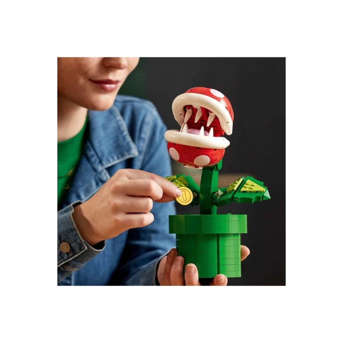 Piranha Plant 71426 Yetişkin Hayranlar için Koleksiyonluk Yaratıcı Model Yapı