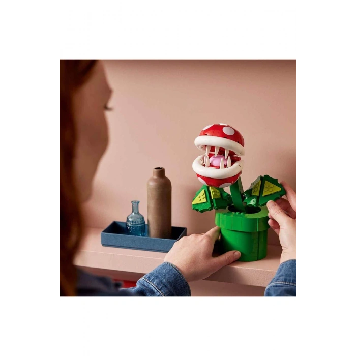 Piranha Plant 71426 Yetişkin Hayranlar için Koleksiyonluk Yaratıcı Model Yapı