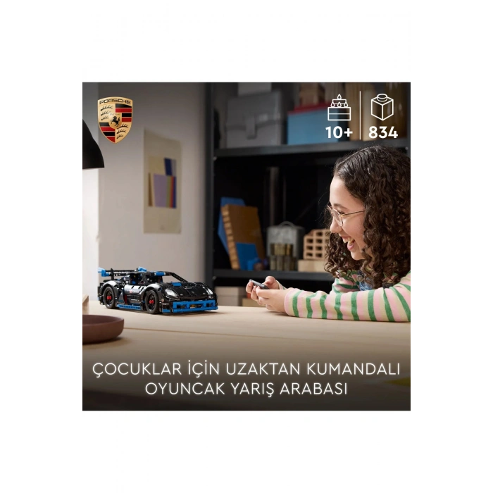 ® Technic Porsche GT4 e-Performance Yarış Arabası 42176 –10+ Çocuklar için Oyuncak Yapım Seti (834P)
