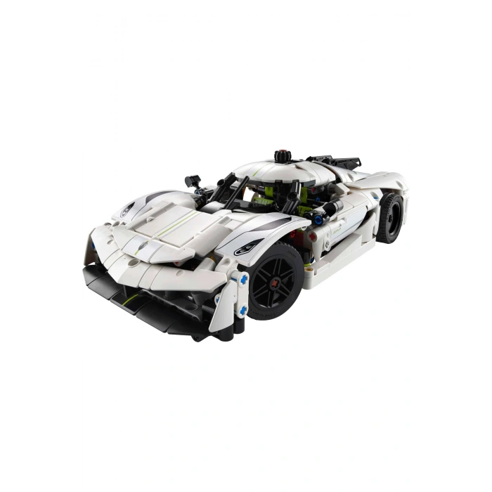 ® Technic Koenigsegg Jesko Absolut Beyaz Hiper Araba 42184 - 10+ Oyuncak Araba Yapım Seti (801P)