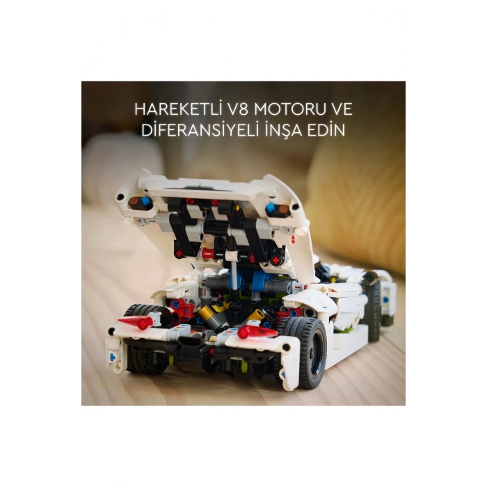 ® Technic Koenigsegg Jesko Absolut Beyaz Hiper Araba 42184 - 10+ Oyuncak Araba Yapım Seti (801P)