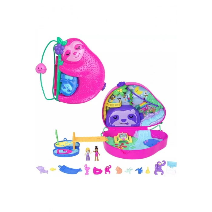 Polly Pocket 2si 1 Arada Çanta Olabilen Micro Oyun Seti GKJ63-HRD40