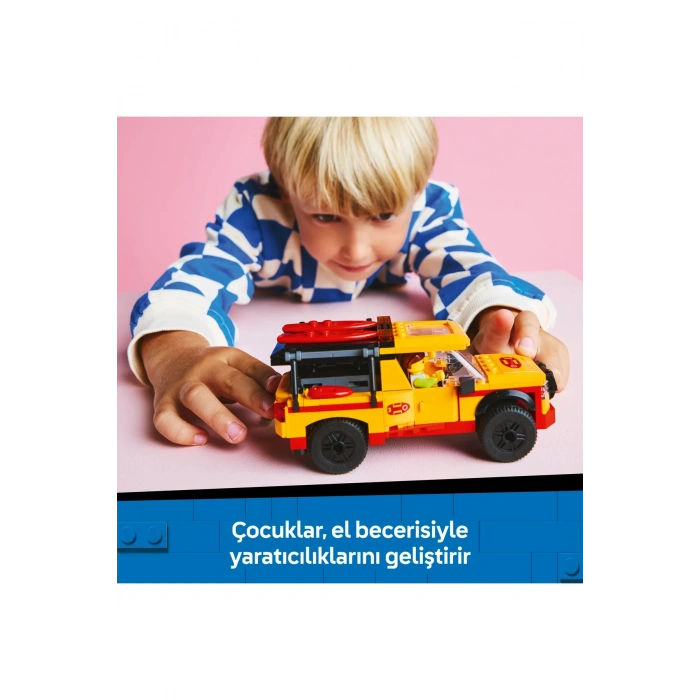 ® City Cankurtaran Kamyoneti 60453 - 6+ Çocuklar için Yaratıcı Oyuncak Yapım Seti (214P)