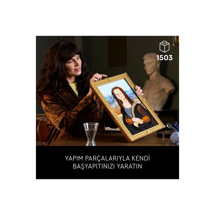 ® Art Mona Lisa 31213 - 18+ Koleksiyonluk ve Dekoratif Kanvas Tablo Yapım Seti (1503 Parça)
