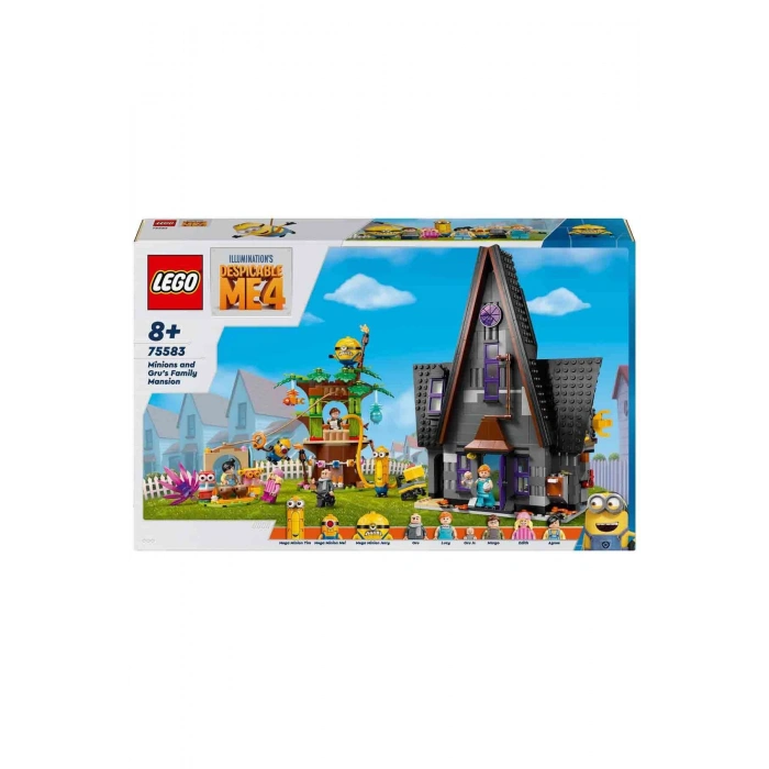 Despicable Me 4 Minyonlar ve Grunun Aile Köşkü 75583 – 8 Yaş ve Üzeri Çocuklar İçin
