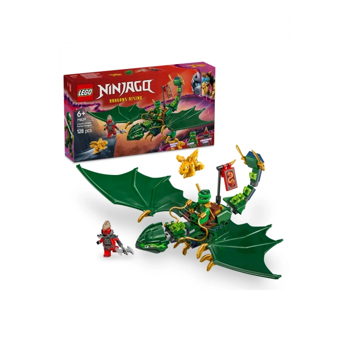 ® NINJAGO® Lloyd’un Yeşil Orman Ejderhası 71829 - 6+ Çocuklar için Yaratıcı Oyuncak Yapım Seti(128P)