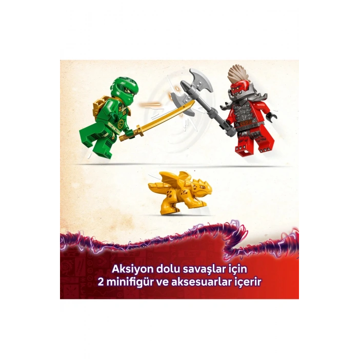® NINJAGO® Lloyd’un Yeşil Orman Ejderhası 71829 - 6+ Çocuklar için Yaratıcı Oyuncak Yapım Seti(128P)