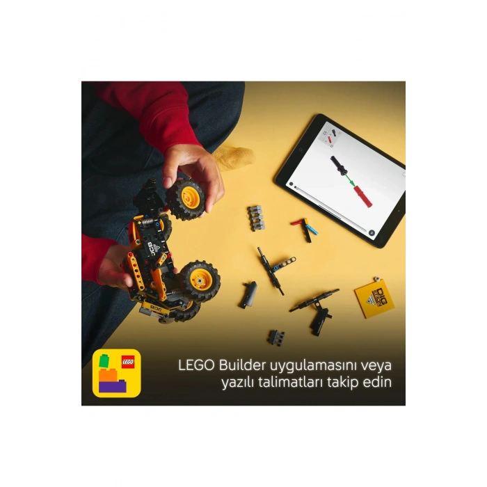 ® Technic Monster Jam™ DIGatron™ Çek-Bırak 42199- 7+ Çocuklara Yaratıcı Oyuncak Yapım Seti (218P)