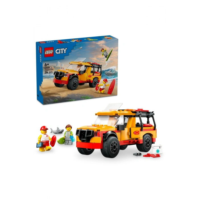 ® City Cankurtaran Kamyoneti 60453 - 6+ Çocuklar için Yaratıcı Oyuncak Yapım Seti (214P)