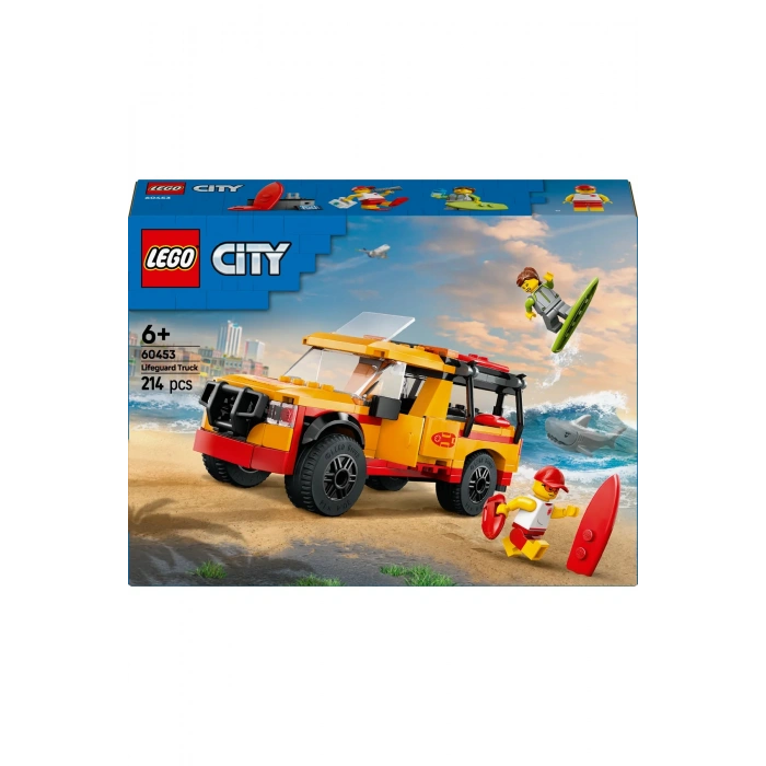 ® City Cankurtaran Kamyoneti 60453 - 6+ Çocuklar için Yaratıcı Oyuncak Yapım Seti (214P)