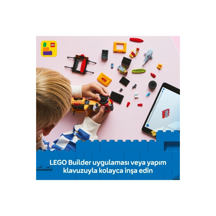 ® City Cankurtaran Kamyoneti 60453 - 6+ Çocuklar için Yaratıcı Oyuncak Yapım Seti (214P)