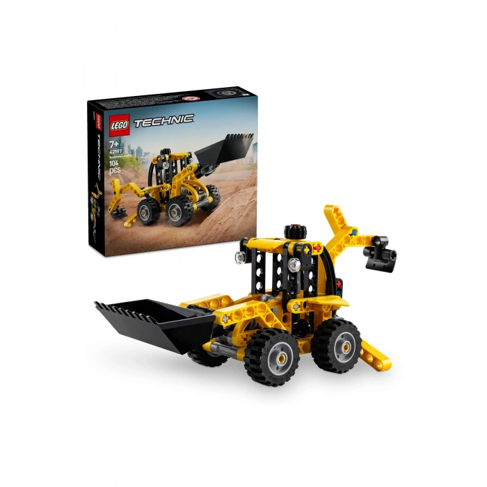 ® Technic Kazıcı Yükleyici 42197 - 7+ Çocuklar için Oyuncak İnşaat Aracı Yapım Seti (104P)