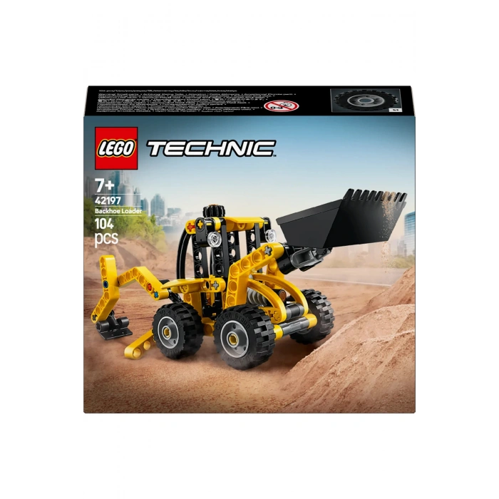 ® Technic Kazıcı Yükleyici 42197 - 7+ Çocuklar için Oyuncak İnşaat Aracı Yapım Seti (104P)