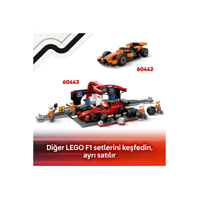 ® City RB20 ve AMR24 F1® Arabalı F1® Kamyonu 60445 - 8+ Yaratıcı Oyuncak Yapım Seti (1086)