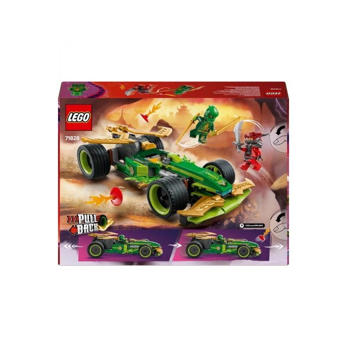 ® NINJAGO® Lloyd’un Çek-Bırak Yarış Arabası 71828 - 7+ Çocuklar için Oyuncak Yapım Seti (181P)
