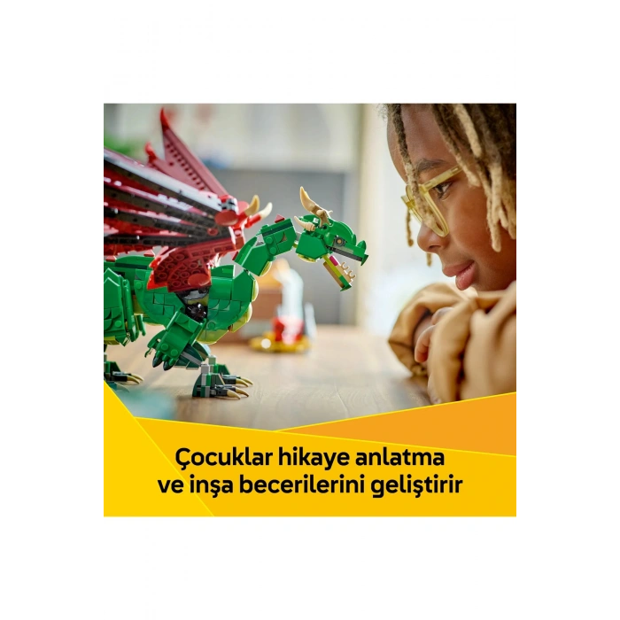 ® Creator 3’ü 1 Arada Orta Çağ Ejderhası 31161 - 9+ Yaratıcı Oyuncak Yapım Seti (715Parça)