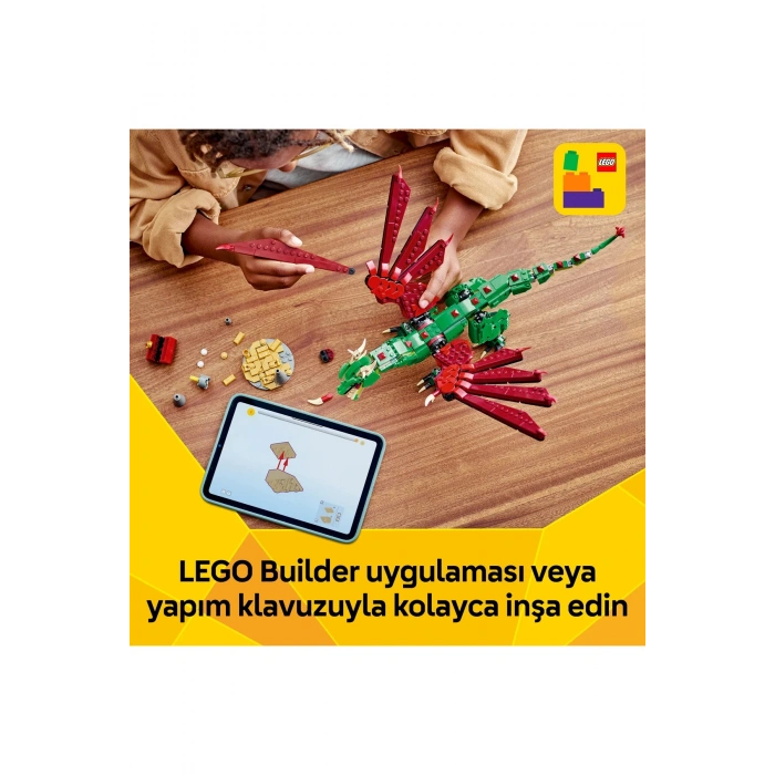 ® Creator 3’ü 1 Arada Orta Çağ Ejderhası 31161 - 9+ Yaratıcı Oyuncak Yapım Seti (715Parça)
