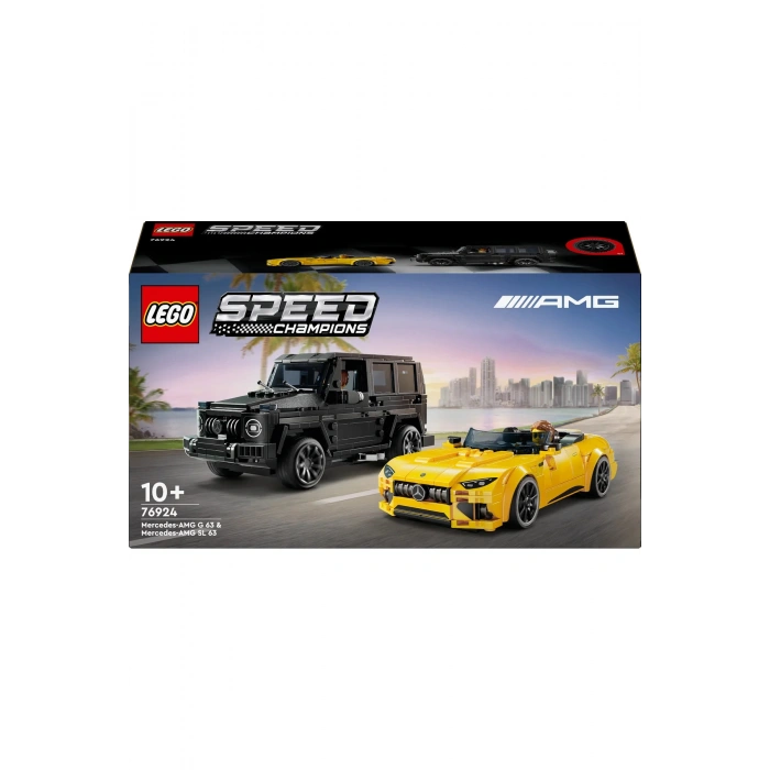 ® Speed Champions Mercedes-AMG G 63 ve Mercedes-AMG SL 63 76924 – 10+ Oyuncak Yapım Seti (808P)
