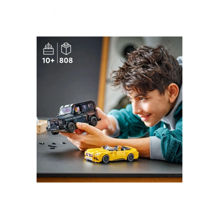 ® Speed Champions Mercedes-AMG G 63 ve Mercedes-AMG SL 63 76924 – 10+ Oyuncak Yapım Seti (808P)