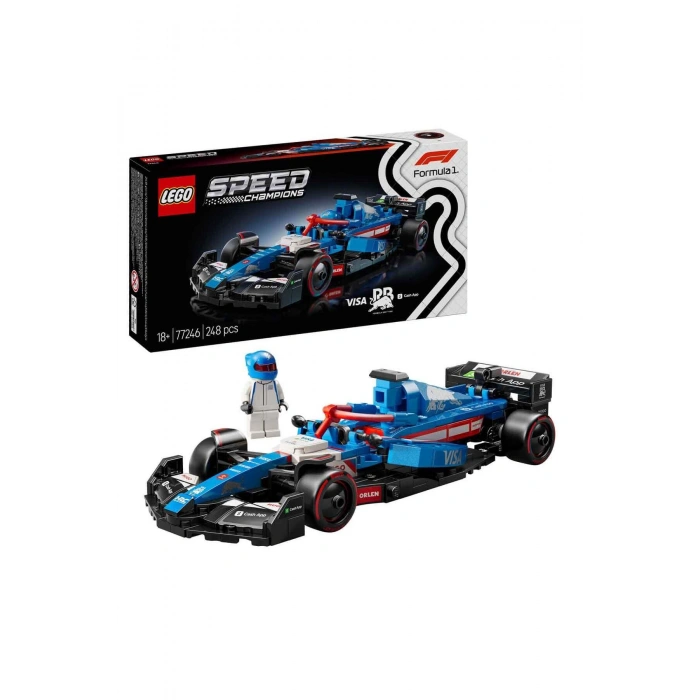 Speed Champions Visa Cash App RB VCARB 01 F1 Yarış Arabası 77246 - Yetişkinler için Koleks