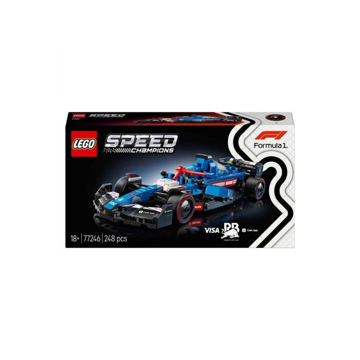 Speed Champions Visa Cash App RB VCARB 01 F1 Yarış Arabası 77246 - Yetişkinler için Koleks