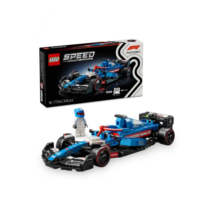 ® Speed Champions Visa Cash App RB VCARB 01 F1® Yarış Arabası 77246 - 18+ Oyuncak Seti (248Pr)