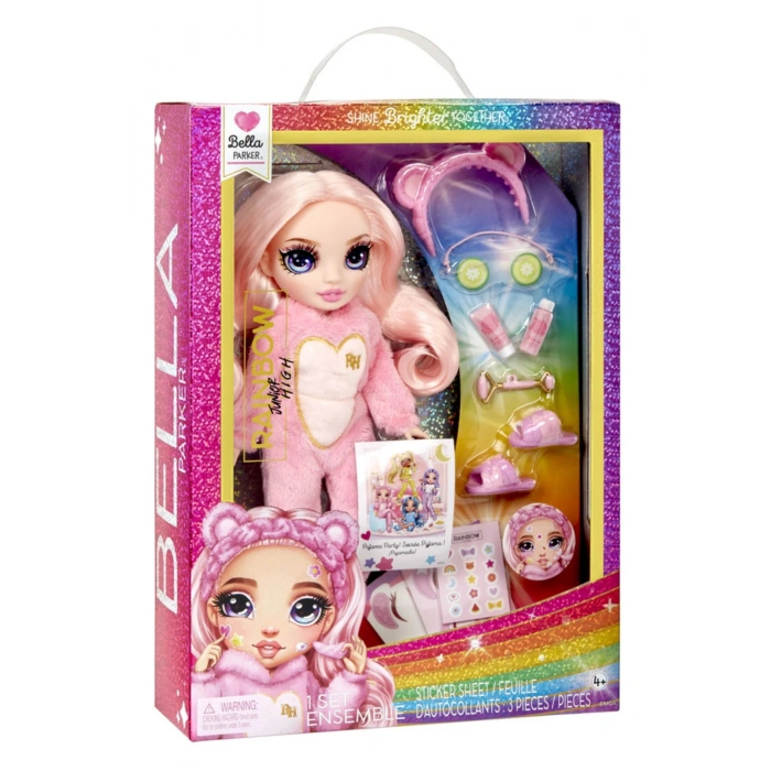 Rainbow High Jr. High Pijama Partisi Bebeği - Bella Parker