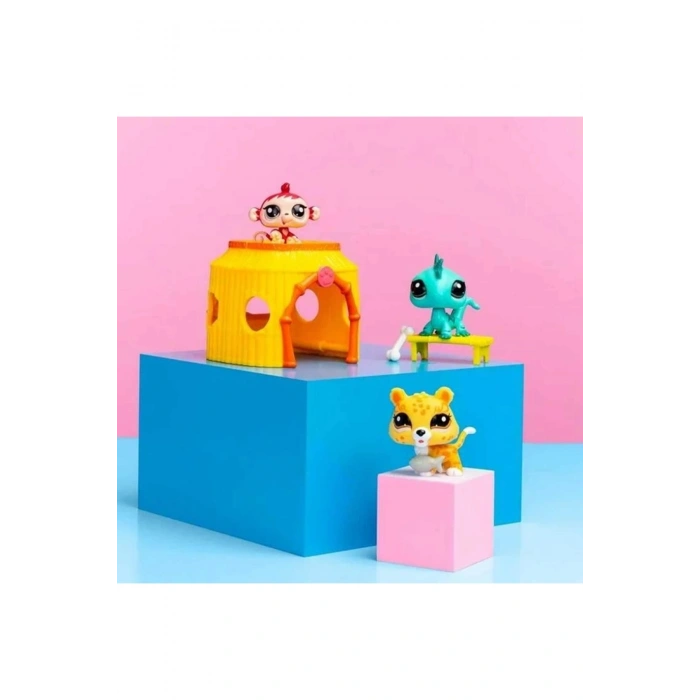 HASBRO 557-556-551 00515 LITTLES PET SHOP MİNİŞLER ORMAN OYUN SETİ