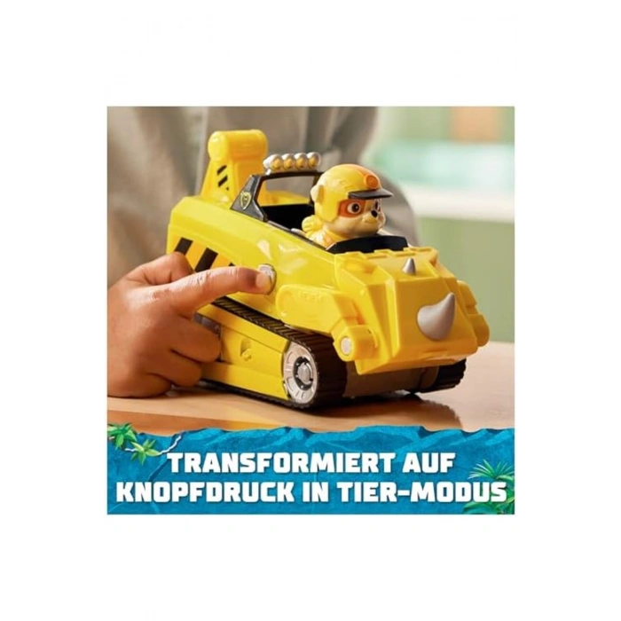 VegaShop PATROL Jungle Pups Rubble figürlü Gergedan Aracı (temel araç), 3 yaşından büyük ço