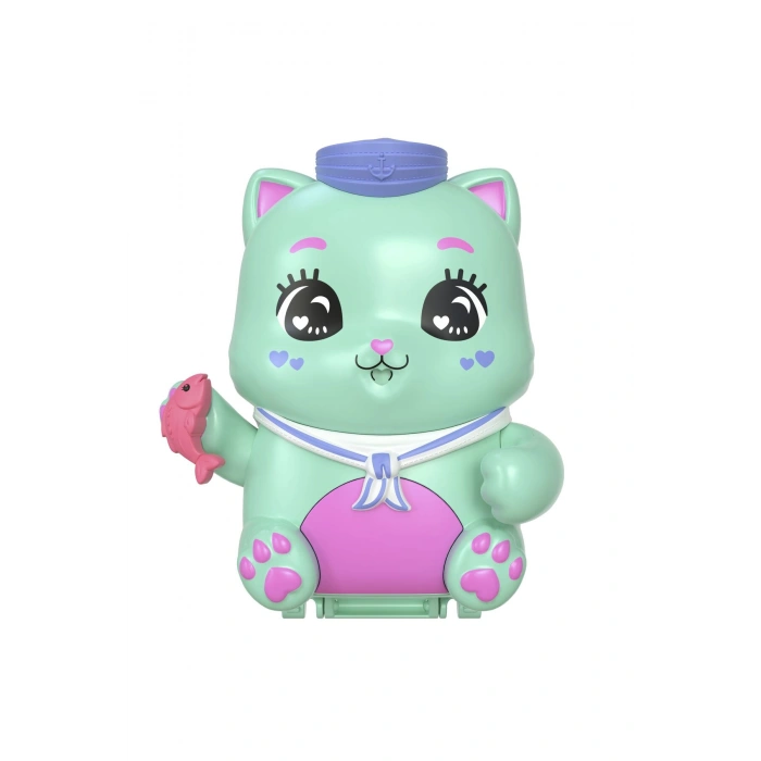 ™ MİNİK KEDİ YELKENDE™ Mini Oyun Seti, 1 mikro bebek ve aksesuarlarıyla JCR37