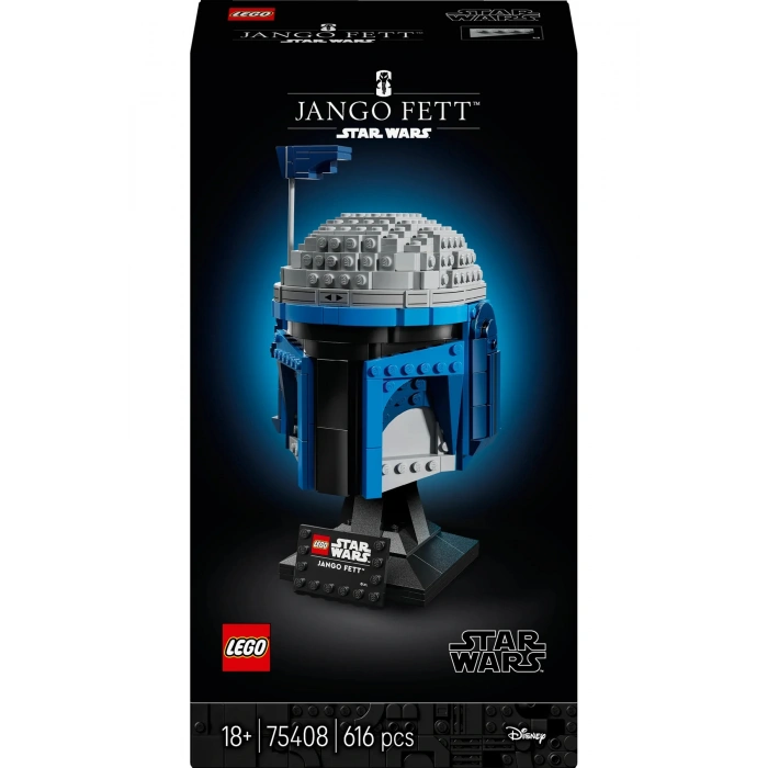 ® Star Wars: Klonların Saldırısı Jango Fett™ Kaskı 75408 - Yetişkinler için Model Yapım Seti (616P)