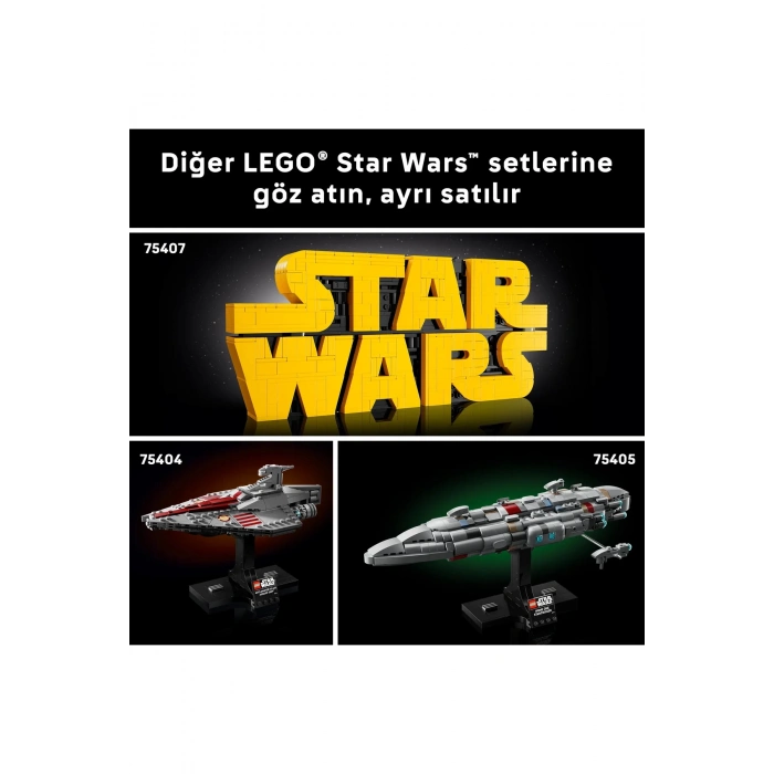 ® Star Wars: Klonların Saldırısı Jango Fett™ Kaskı 75408 - Yetişkinler için Model Yapım Seti (616P)