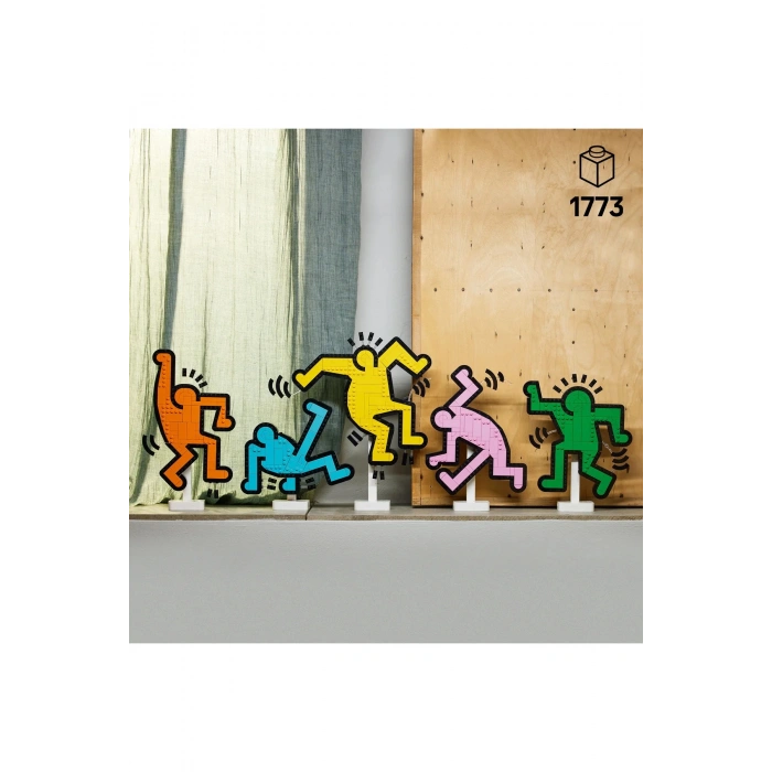 ® Art Keith Haring – Dans Eden Figürler 31216 - Yetişkinler için Yaratıcı Model Yapım Seti (1773P)