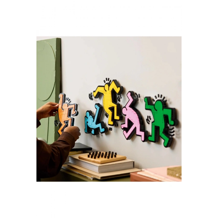 ® Art Keith Haring – Dans Eden Figürler 31216 - Yetişkinler için Yaratıcı Model Yapım Seti (1773P)
