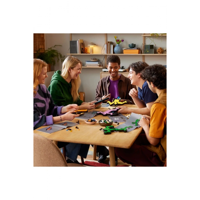 ® Art Keith Haring – Dans Eden Figürler 31216 - Yetişkinler için Yaratıcı Model Yapım Seti (1773P)