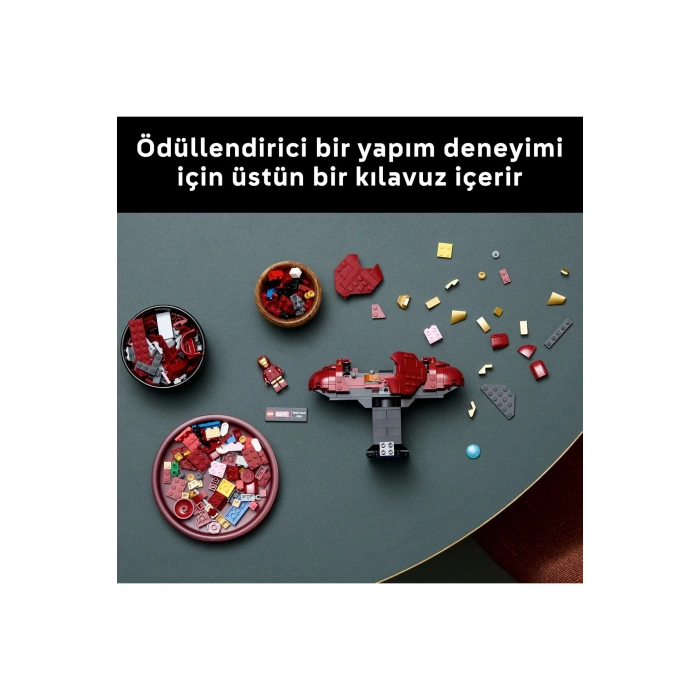 ® ǀ Marvel Iron Man MK4 Büstü 76327 - Yetişkinler için Koleksiyonluk Model Yapım Seti (436P)