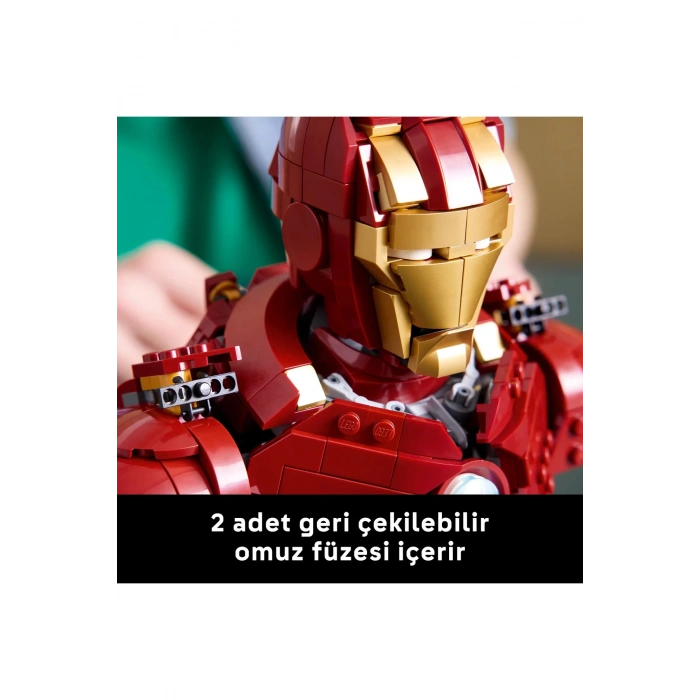 ® ǀ Marvel Iron Man MK4 Büstü 76327 - Yetişkinler için Koleksiyonluk Model Yapım Seti (436P)